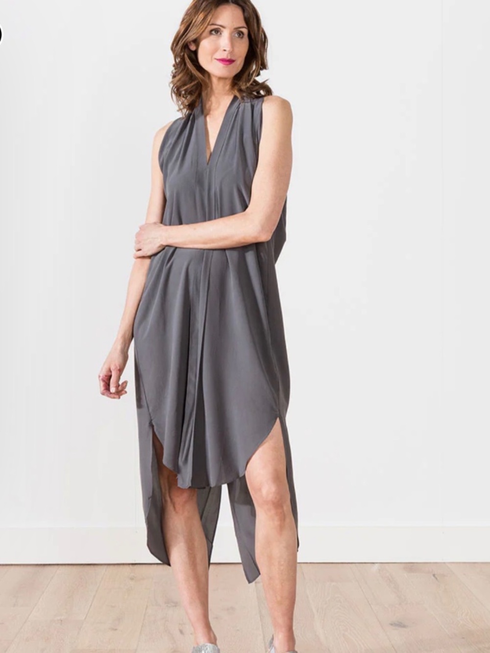 7115 by SZEKI ORIGAMI SILK dress size xs worn once.